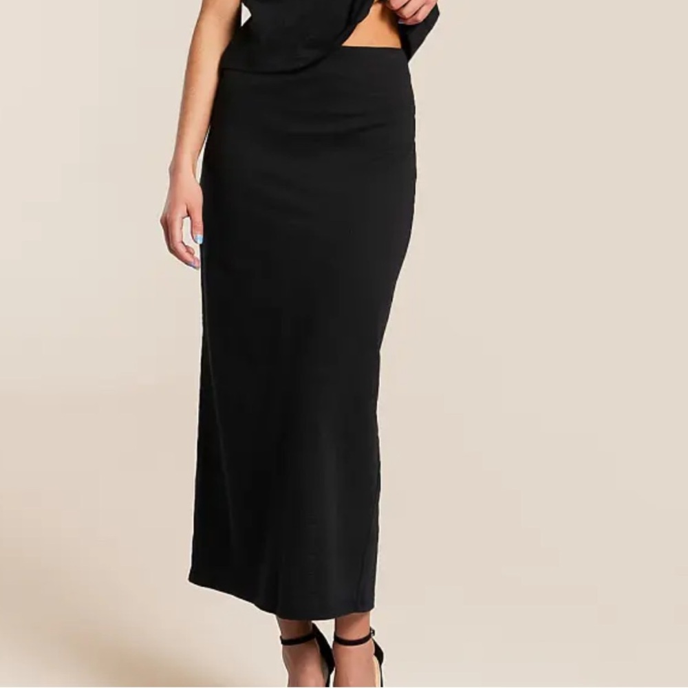 Z Supply Classic Black Maxi Skirt